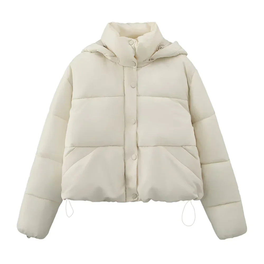 R&B | Lässige Kurze Kapuzenjacke
