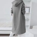 R&B | Hoodie-Cardigan mit abgerundetem Saum