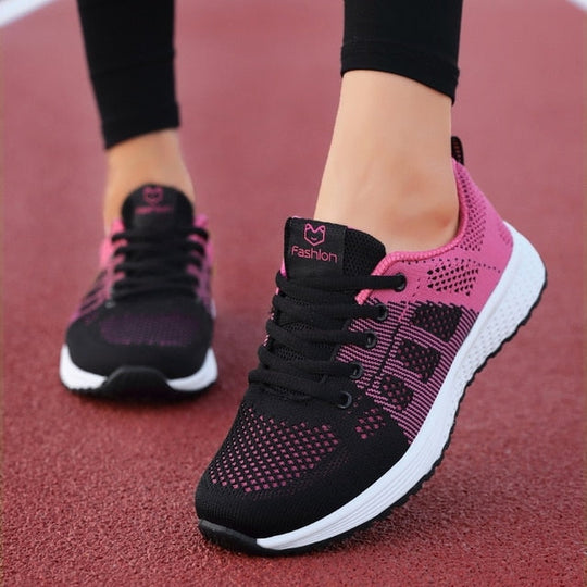Damen Atmungsaktive Mesh Sneakers R&B