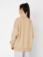 R&B | Kuscheliger Oversize-Pullover mit Rollkragen