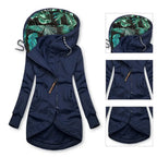 EB | Jacke mit asymmetrischem Verschluss und Kapuze
