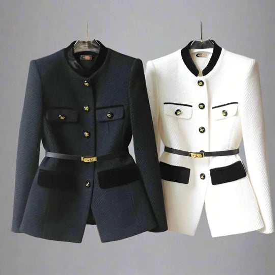 R&B | Taillierter Blazer mit Gürteltaille