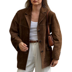 R&B | Wildlederjacke mit Umschlagkragen - Alina Herbstedition