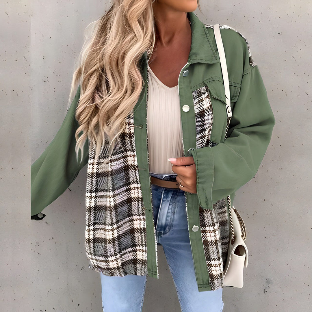 R&B | Karierte Jacke für Damen