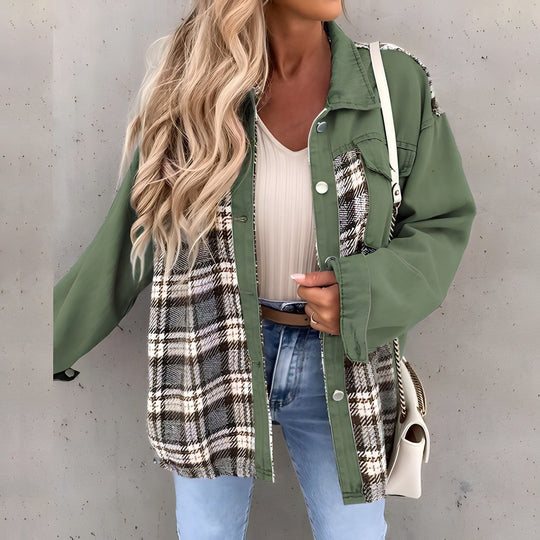 R&B | Karierte Jacke für Damen