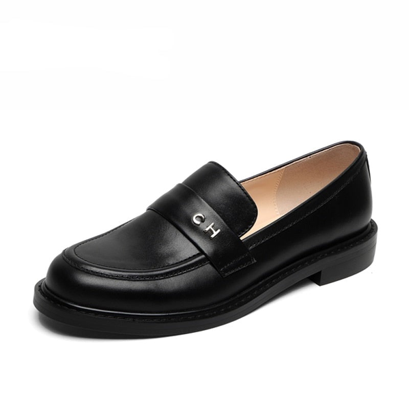 R&B | Multi Color Block Echtes Leder Loafer