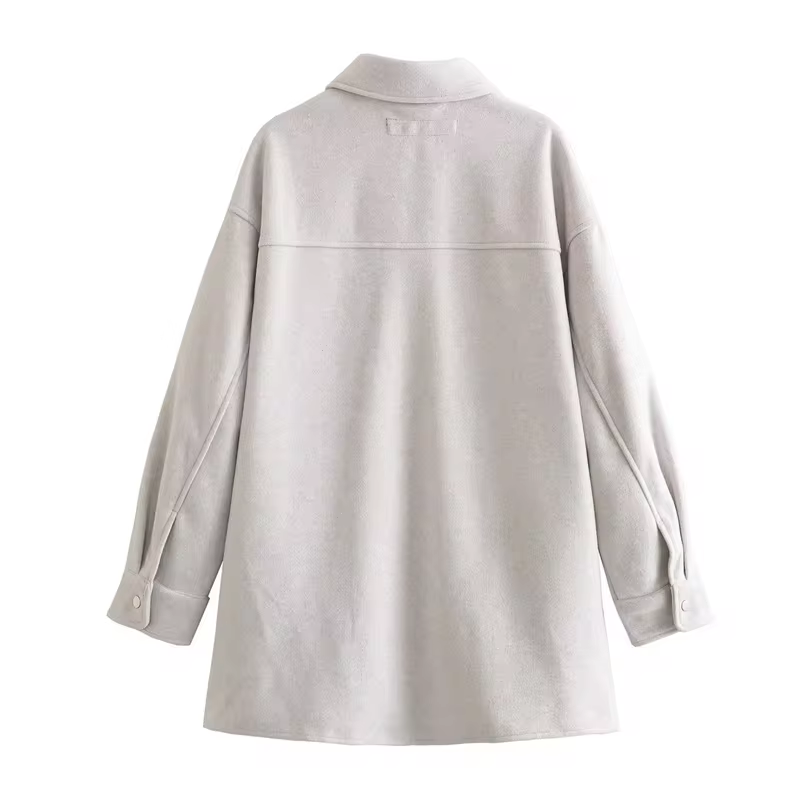 R&B | Damen Wollhemdjacke
