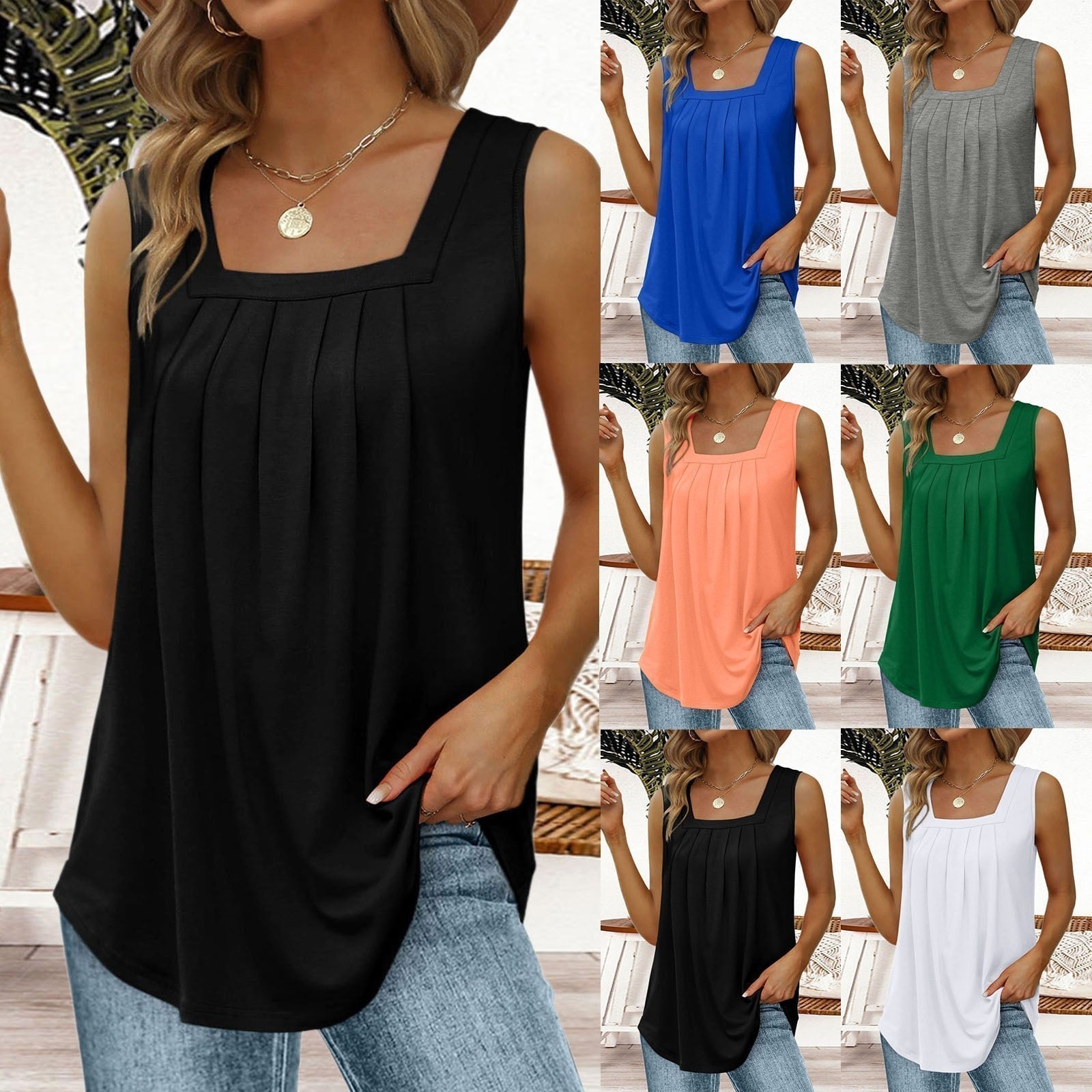 R&B | Tank-Top mit Rundhalsausschnitt