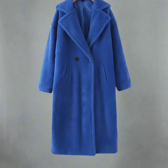 R&B | Mantel - Langer Oversized-Schnitt - Weicher Teddy-Fleece - Reverskragen - Warm und Bequem
