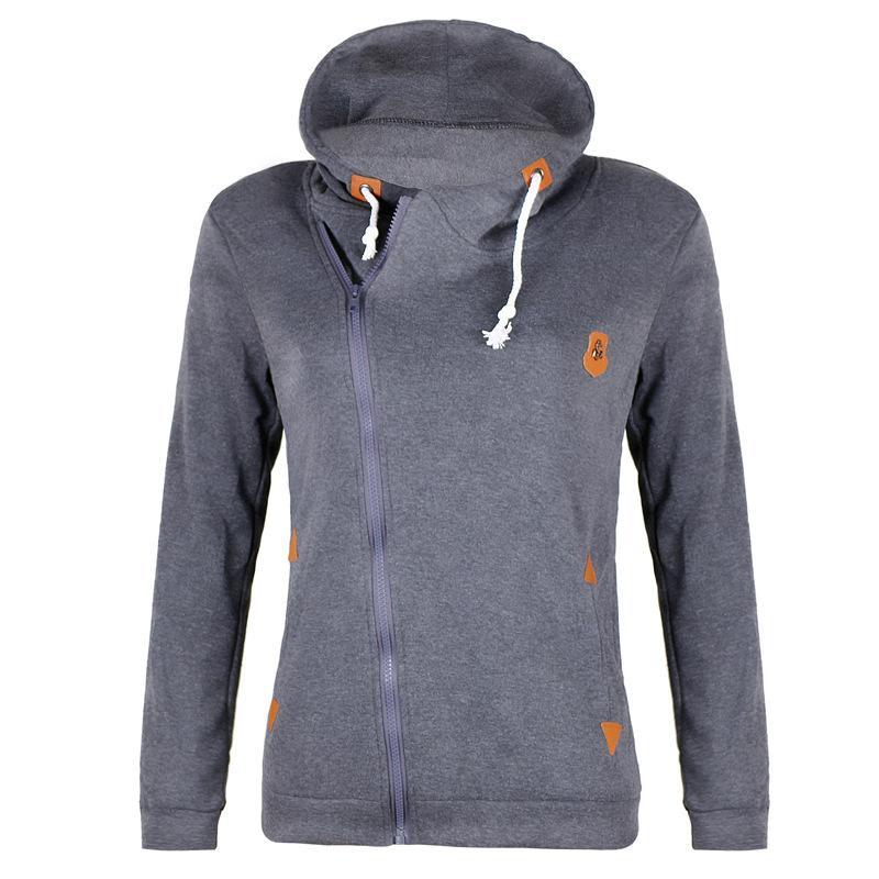R&B | Größe Reißverschluss Taschen mit Kordelzug Hoodie