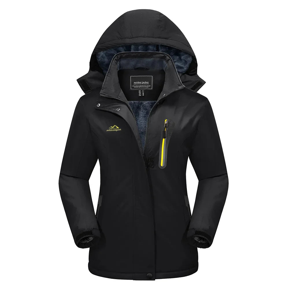 R&B | Elegante Winterjacke Mit Kapuze