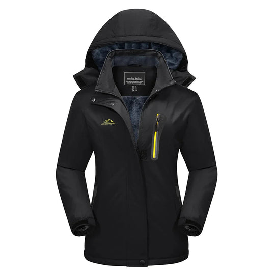 R&B | Elegante Winterjacke Mit Kapuze