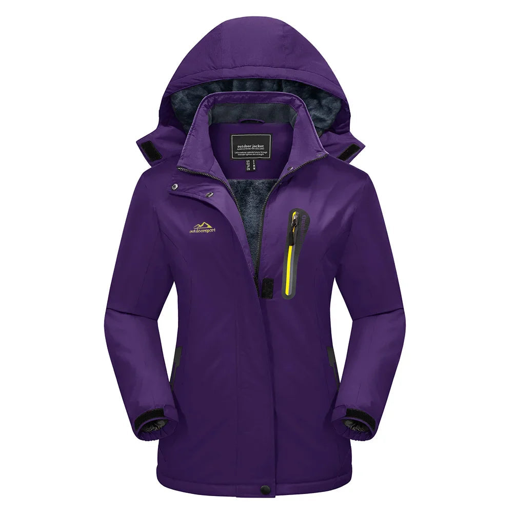 R&B | Elegante Winterjacke Mit Kapuze