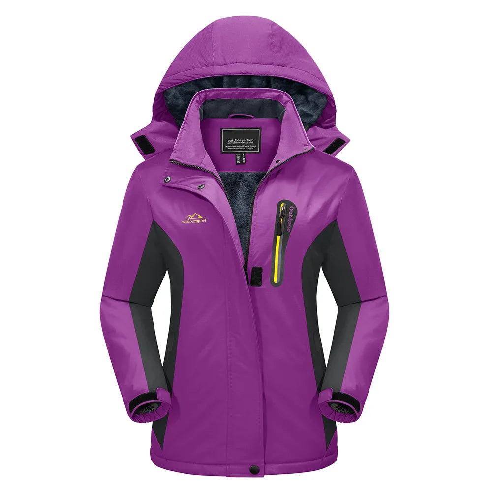 R&B | Elegante Winterjacke Mit Kapuze