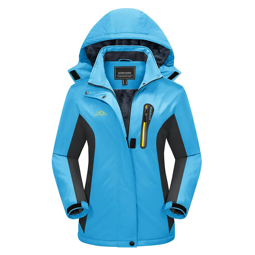 R&B | Elegante Winterjacke Mit Kapuze