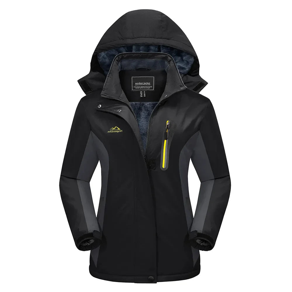 R&B | Elegante Winterjacke Mit Kapuze