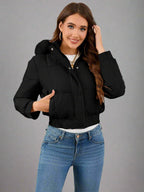 R&B | Geschnittene Steppjacke Aus Baumwolle