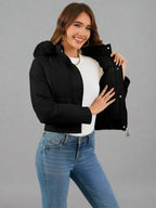 R&B | Geschnittene Steppjacke Aus Baumwolle
