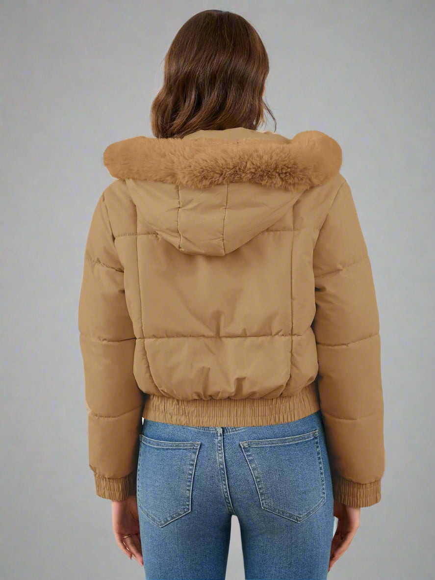 R&B | Geschnittene Steppjacke Aus Baumwolle