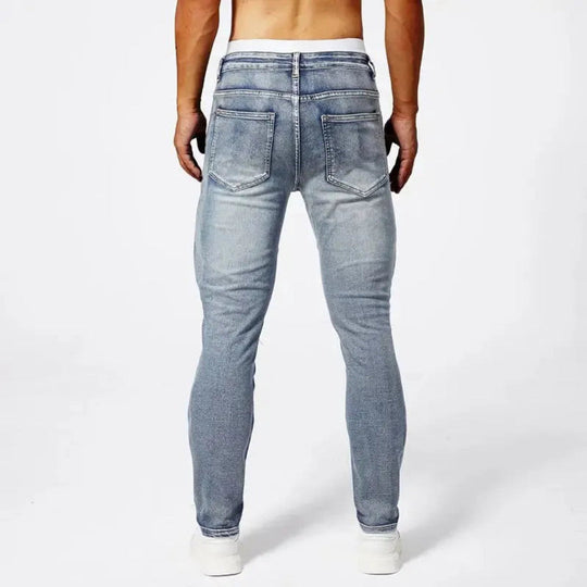 R&B | Fit Moto Jeans Aus Premium Stretch-Denim mit Panel-Nähten