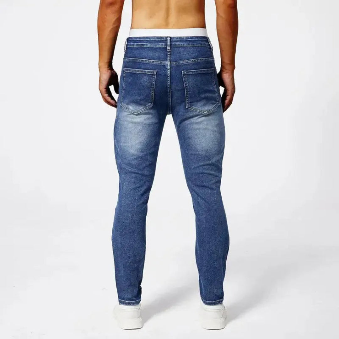 R&B | Fit Moto Jeans Aus Premium Stretch-Denim mit Panel-Nähten