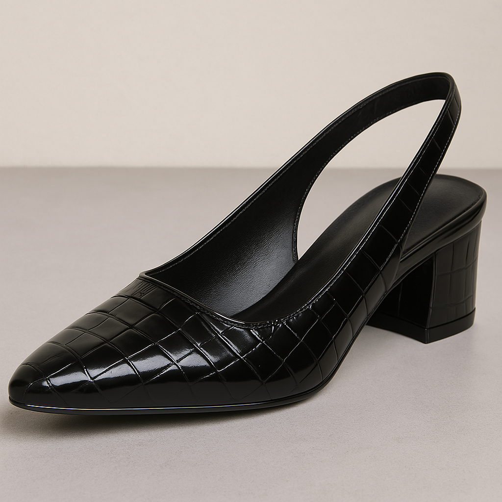 Slingback-Pumps mit Blockabsatz - Annika R&B