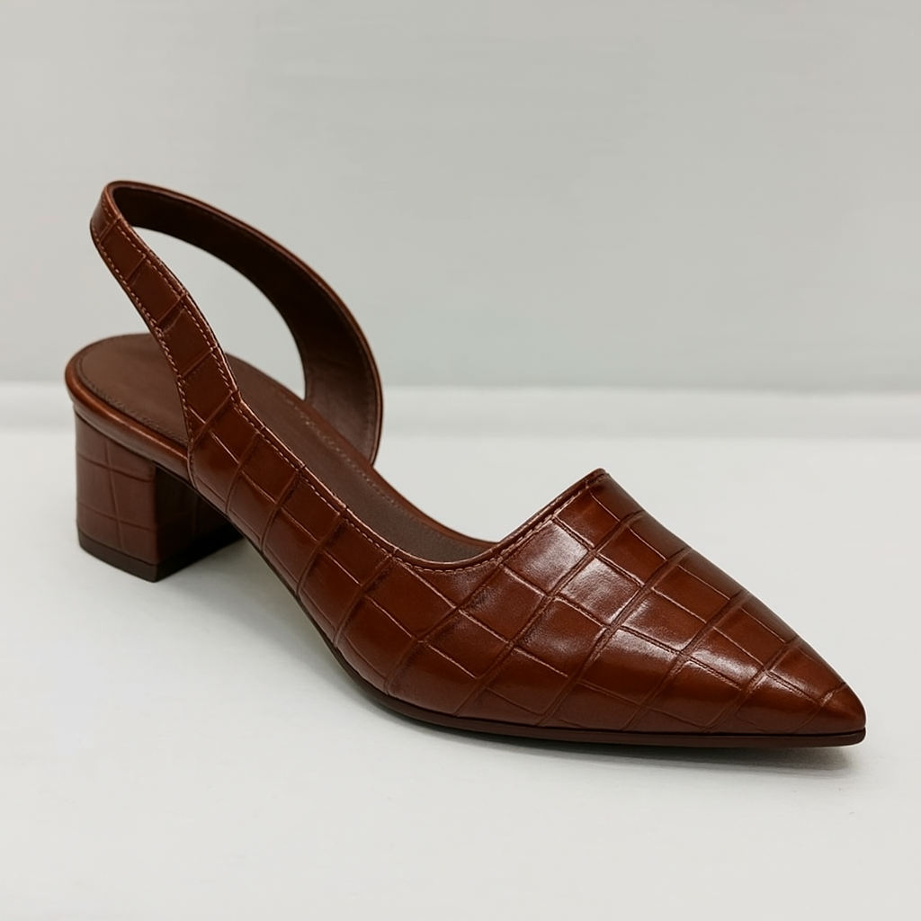 Slingback-Pumps mit Blockabsatz - Annika R&B