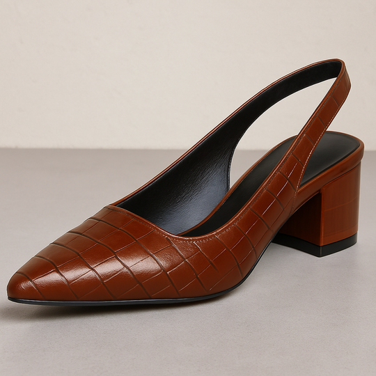 Slingback-Pumps mit Blockabsatz - Annika R&B