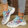 Slip-On Sneakers - Blumen - Gehen - Mesh Sneakers - Damen Schuhe R&B