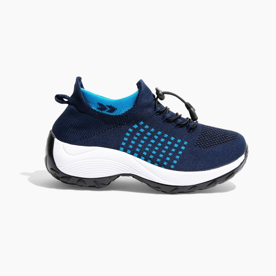 Slip-On Sneakers - Orthopädisch - Luftpolster - Sneakers mit dicker Sohle - Damen Turnschuhe R&B