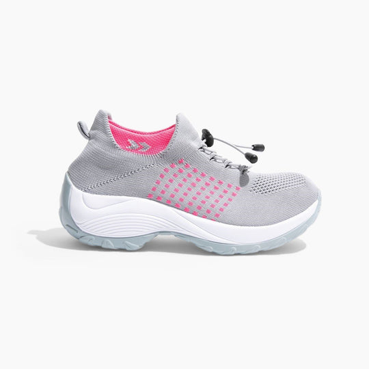 Slip-On Sneakers - Orthopädisch - Luftpolster - Sneakers mit dicker Sohle - Damen Turnschuhe R&B