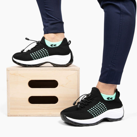 Slip-On Sneakers - Orthopädisch - Luftpolster - Sneakers mit dicker Sohle - Damen Turnschuhe R&B