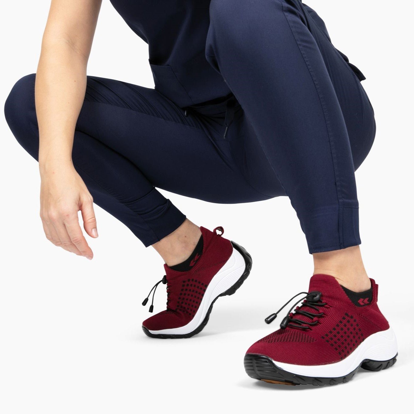 Slip-On Sneakers - Orthopädisch - Luftpolster - Sneakers mit dicker Sohle - Damen Turnschuhe R&B