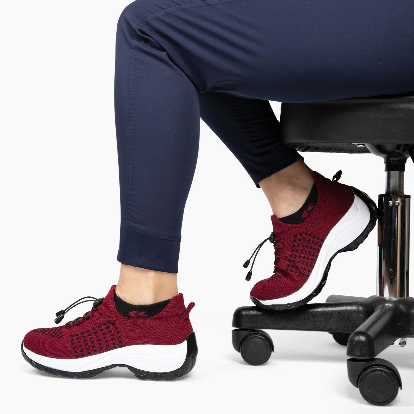 Slip-On Sneakers - Orthopädisch - Luftpolster - Sneakers mit dicker Sohle - Damen Turnschuhe R&B
