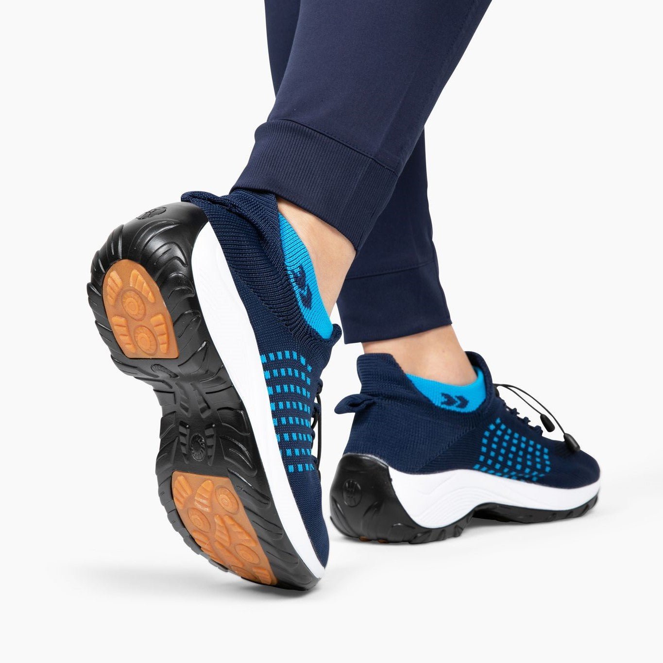 Slip-On Sneakers - Orthopädisch - Luftpolster - Sneakers mit dicker Sohle - Damen Turnschuhe R&B