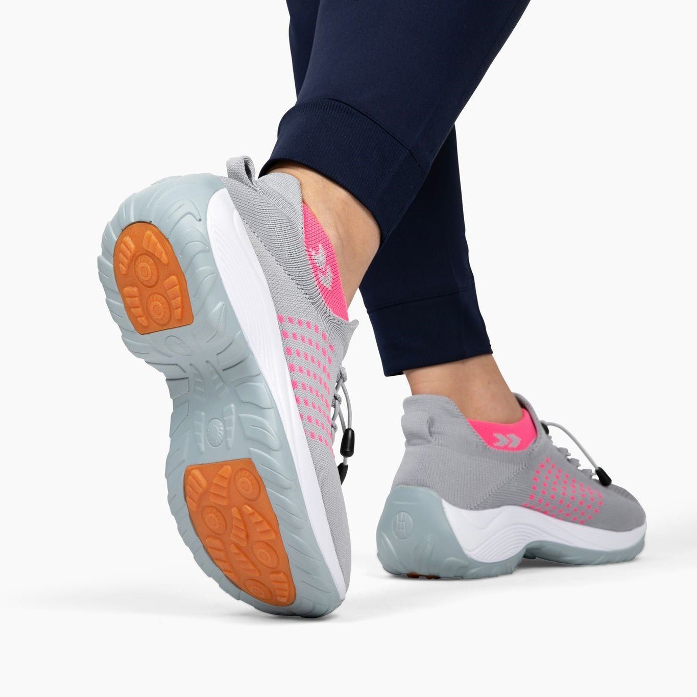 Slip-On Sneakers - Orthopädisch - Luftpolster - Sneakers mit dicker Sohle - Damen Turnschuhe R&B