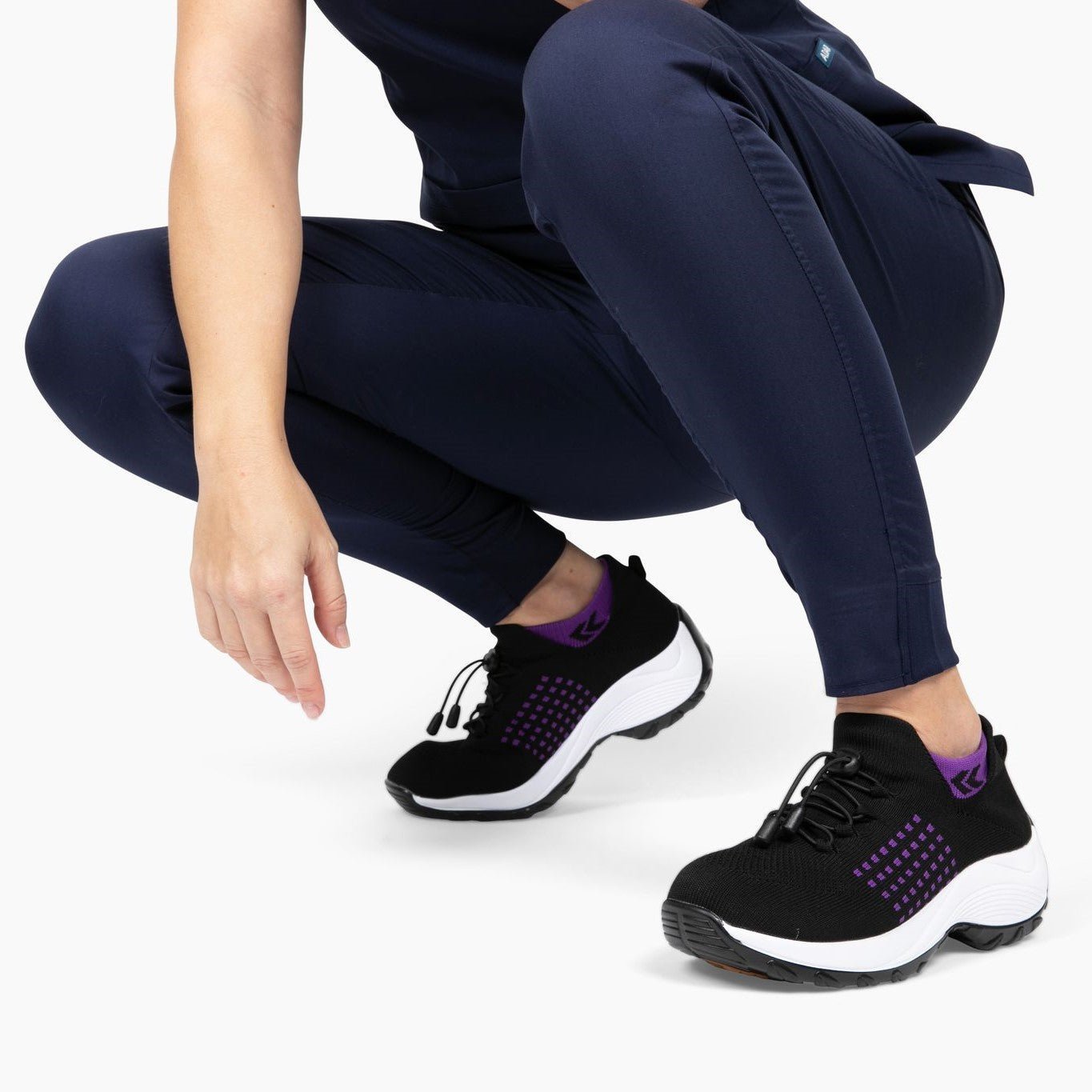 Slip-On Sneakers - Orthopädisch - Luftpolster - Sneakers mit dicker Sohle - Damen Turnschuhe R&B