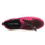 Slip-On Sneakers - Orthopädisch - Luftpolster - Sneakers mit dicker Sohle - Damen Turnschuhe R&B