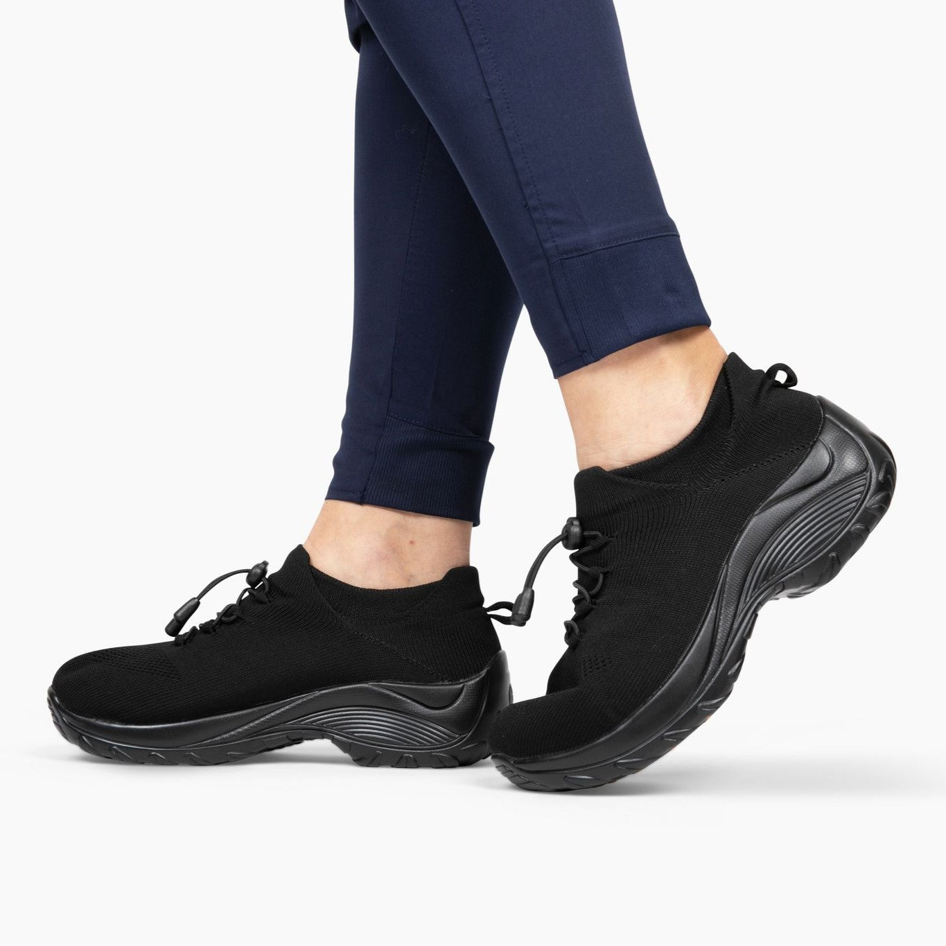 Slip-On Sneakers - Orthopädisch - Luftpolster - Sneakers mit dicker Sohle - Damen Turnschuhe R&B