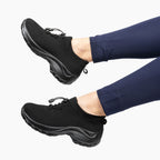 Slip-On Sneakers - Orthopädisch - Luftpolster - Sneakers mit dicker Sohle - Damen Turnschuhe R&B