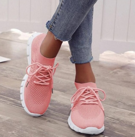 Slip-On Sneakers | Orthopädisch | Gehen | Mesh Sneakers | Damen Trainer R&B