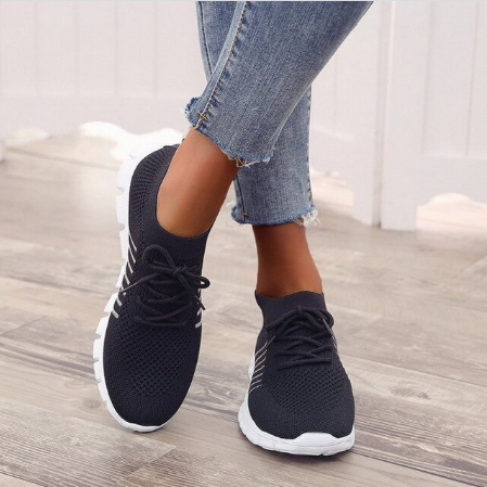 Slip-On Sneakers | Orthopädisch | Gehen | Mesh Sneakers | Damen Trainer R&B