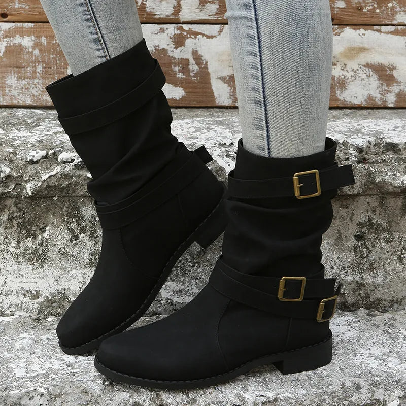 R&B | Slouch Mid-Calf-Boots für Damen – Mühelos schick & bequem