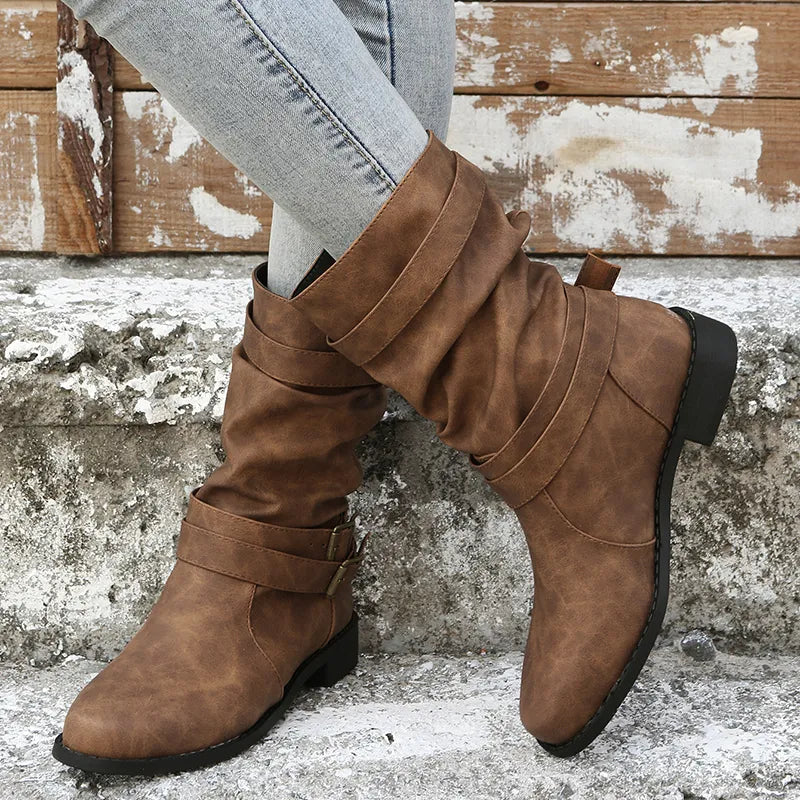 R&B | Slouch Mid-Calf-Boots für Damen – Mühelos schick & bequem