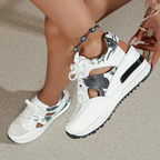Sneaker Sandalen - Schnürschuhe - Ausschnitt - Keilabsätze - Sommerschuhe R&B