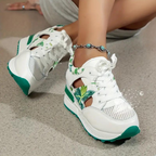 Sneaker Sandalen - Schnürschuhe - Ausschnitt - Keilabsätze - Sommerschuhe R&B