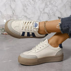 Sneaker | 3 Streifen | Schnürung | Weiße Sneaker | Damenschuhe R&B
