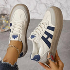 Sneaker | 3 Streifen | Schnürung | Weiße Sneaker | Damenschuhe R&B