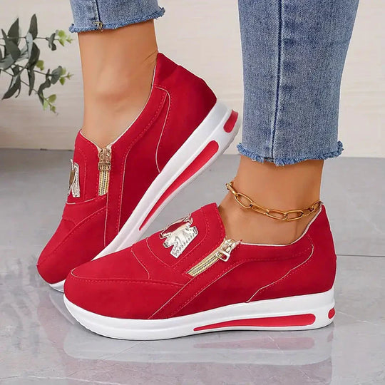 Sneaker - Plattform - Slip-On - Walkingschuhe - Damenschuhe R&B