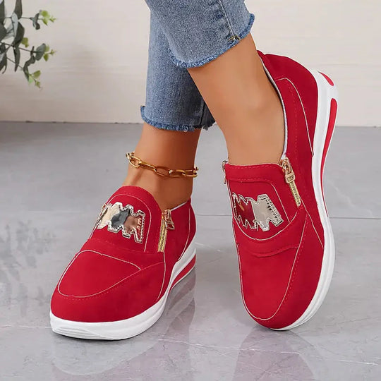 Sneaker - Plattform - Slip-On - Walkingschuhe - Damenschuhe R&B